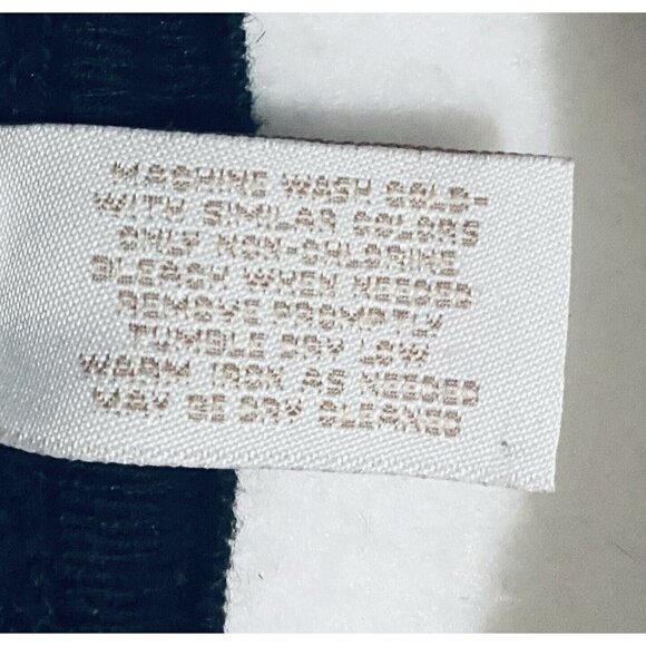 Chicos 2 Womens Large Open Cardigan Geometric Stripe Print Black Cotton - Picture 5 of 6